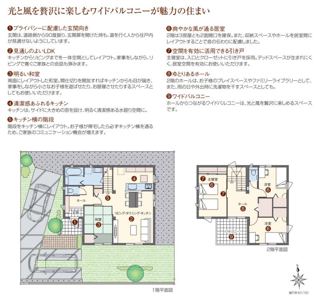 スマートハイムシティ惣社新築分譲住宅11-8号(間取図)
