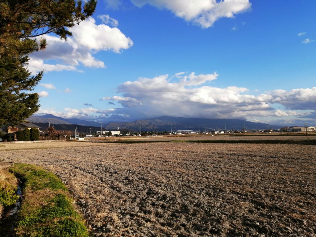 安曇野市豊科高家中古住宅(眺望)