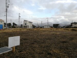 安曇野市豊科高家分譲地の近況報告です