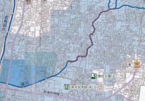 ハザードマップの重要水防区域を歩いてみて