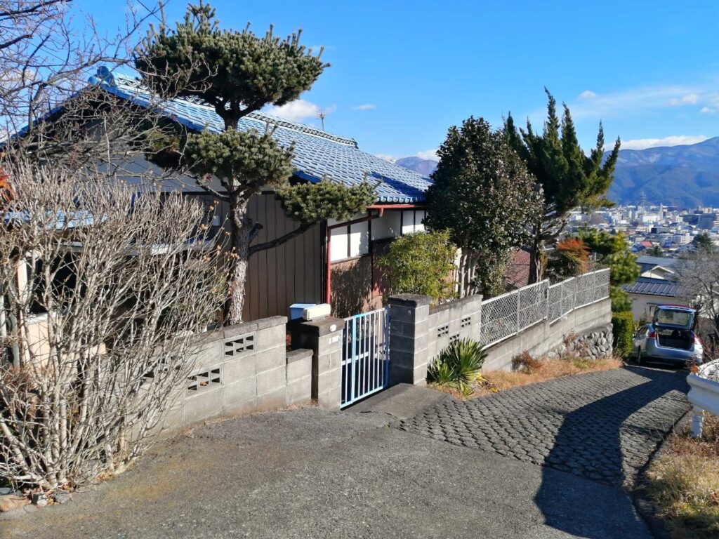 松本平の眺望がすばらしい城山地区宮渕3丁目の売土地
