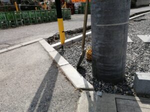 邪魔になりがちな電柱が役に立つことも