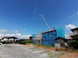 高宮東の新築建売住宅が上棟しました