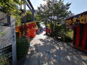 24時間歩行者天国のなわて通りの朝