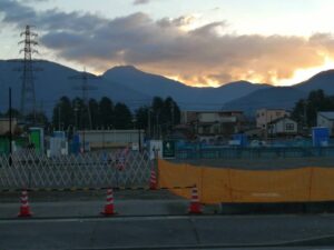 住宅展示場の工事が始まっていました！