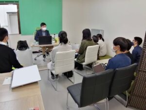 松本県ヶ丘高校の生徒の取材を受けました