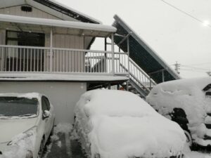 長野市でのお仕事は大雪になりました