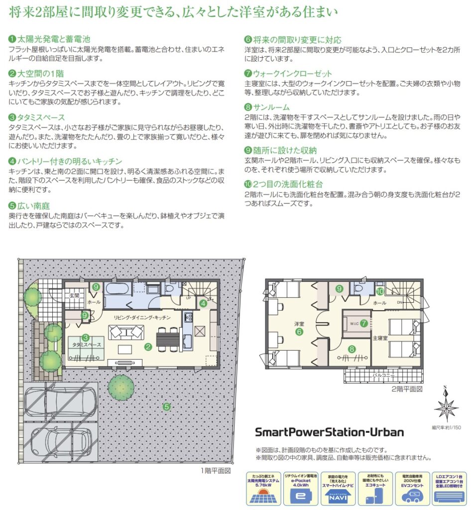 スマートハイムシティ水汲North3-8号分譲住宅(間取図)
