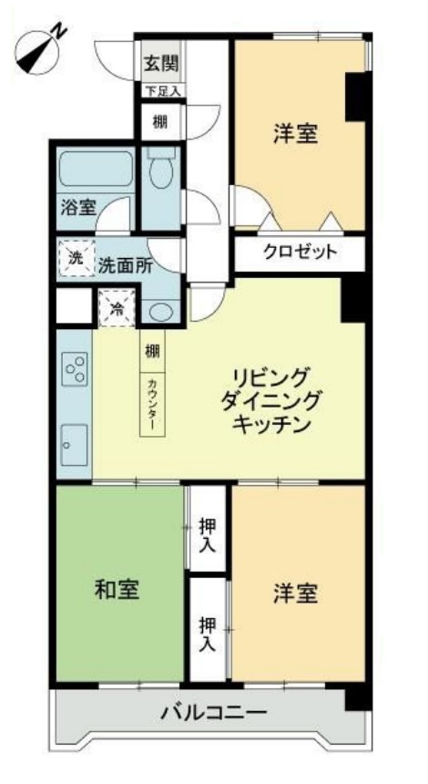 メゾンドロワール502(間取図)
