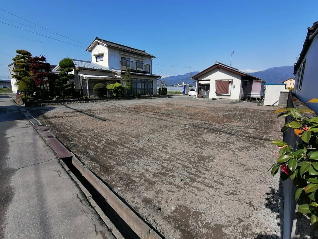 間もなく借家解体予定の松本市島立分譲地