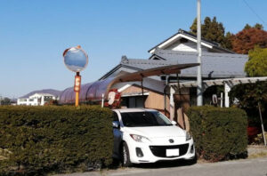 カーブミラーの移設をお願いいたしました