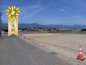 ＊ご成約御礼＊ 松本市島内の分譲地