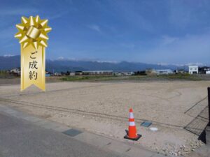 ＊ご成約御礼＊ 松本市島内の分譲地