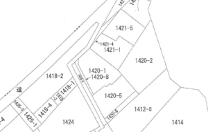 道路のように見えても実際は単なる通路であることも