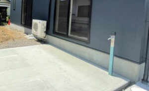 外の水道を誰かが勝手に使っているという相談