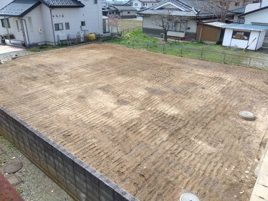 松本市大村分譲地造成完了