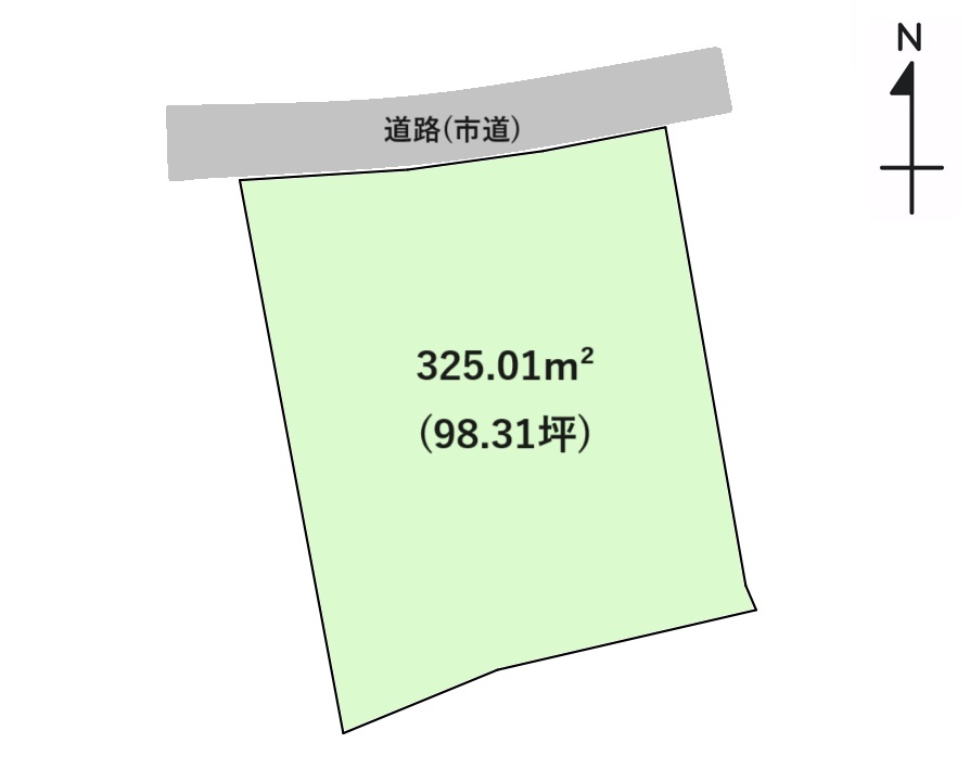 松本市大村分譲地区画図