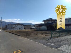 ＊ご成約御礼＊ 松本市笹賀の分譲地①