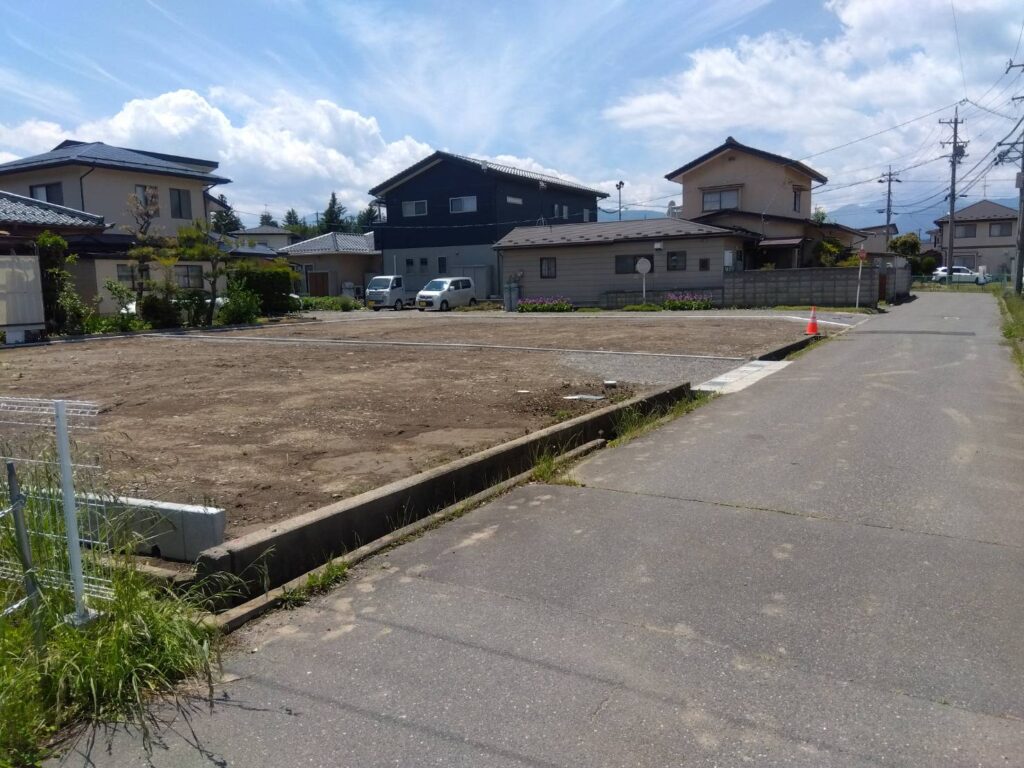 松本市笹賀分譲地造成工事完了