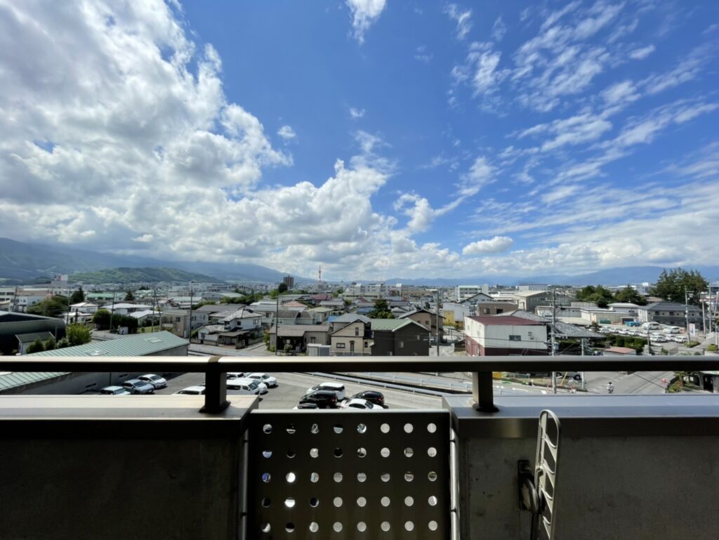 松本市内マンションからの景観