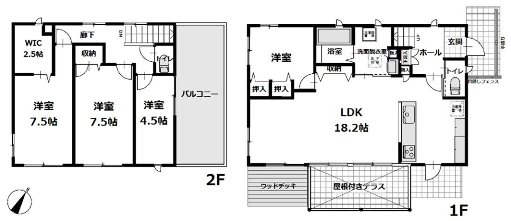 梓川梓中古住宅間取図